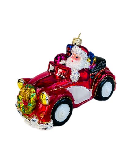 Picture of Santa in the car 2491X/Shop