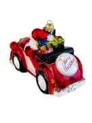 Picture of Santa in the car 2491X/Shop