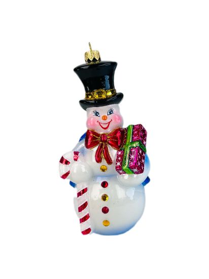 Picture of Snowman with gift 2515X/Shop