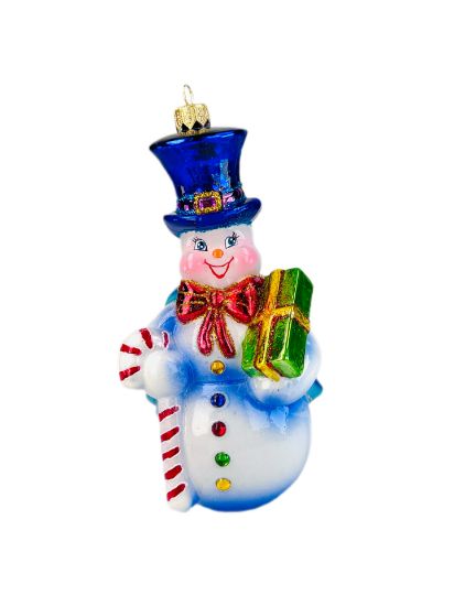 Picture of Snowman with gift 2515A/Shop