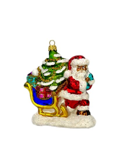 Picture of Santa with sledges 2359X/Shop