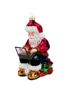 Picture of Santa with Laptop 0529X/Shop