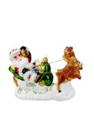 Picture of Santa on a snowy journey 1977X-EXCLUSIVE COLLECTION