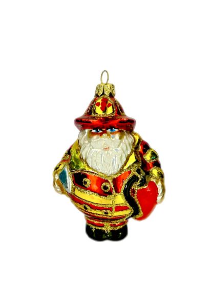 Picture of Chunky Santa firefighter 0397X