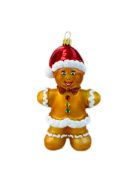 Picture of Gingerbread Man in Santa's Hat 2458X