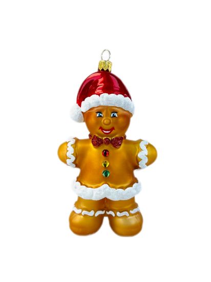 Picture of Gingerbread Man in Santa's Hat 2458X