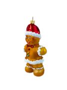 Picture of Gingerbread Man in Santa's Hat 2458X