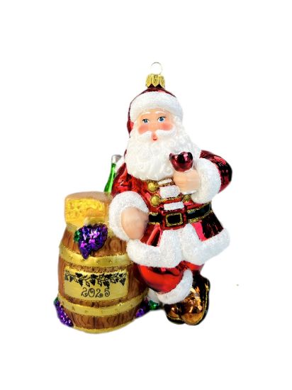 Picture of Santa with a barrel 2658X