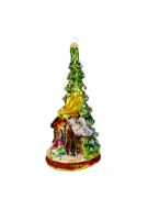 Picture of Christmas tree with a Nativity scene 2005X